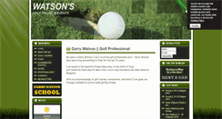 Desktop Screenshot of garrywatson.com